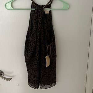 NWT vintage Michael Kors cheetah tank
